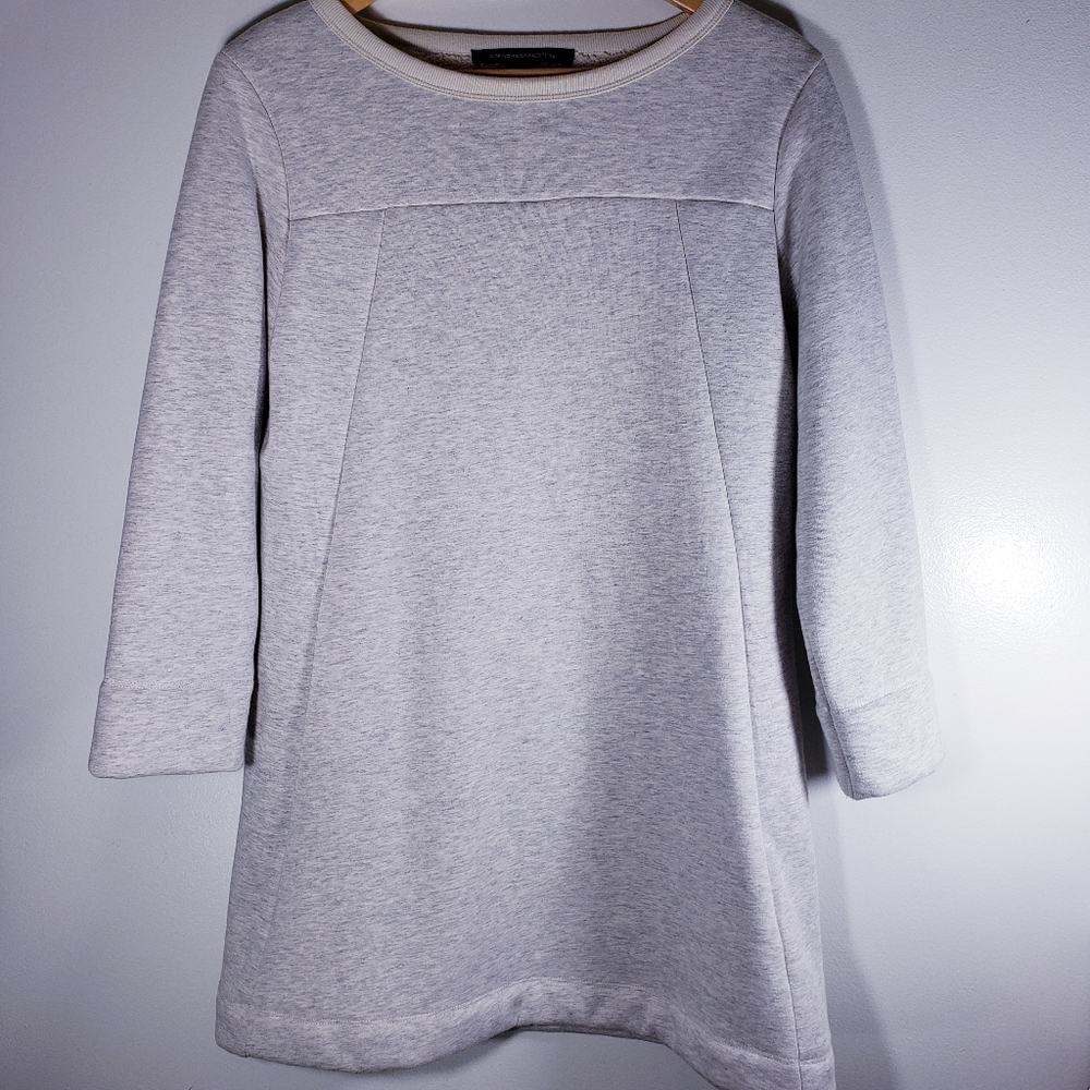 French Connection lined heather grey dress size 10